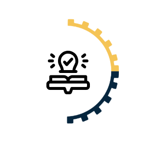 Buch und Glühbirne Icon 