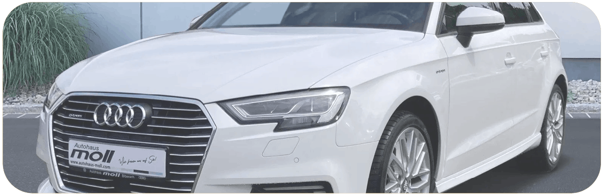 weißer Audi A3